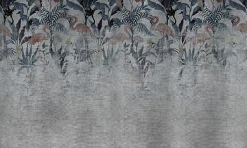 OLD PALACE WPN 305 - Tropical textile effect wallpaper by Spaghetti Wall - view 3